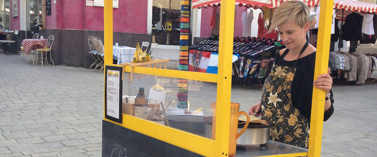 Crêpe-Stand, Kutschkermarkt